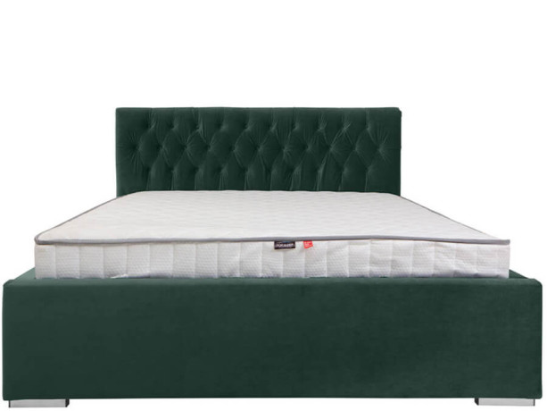 WIKTORIA II BRW Upholstered Super King Size Bed 180 Green