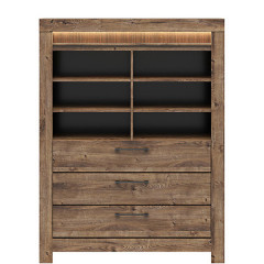 REG3S TORIN BRW Shelf Unit