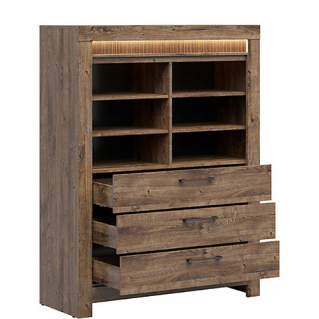 REG3S TORIN BRW Shelf Unit