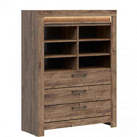 REG3S TORIN BRW Shelf Unit