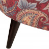 EMILLY H BRW Pouf Print Orient