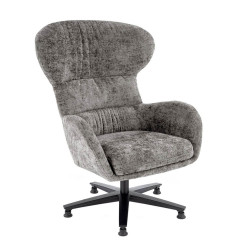 FRANCO HALMAR Swivel Armchair Grey