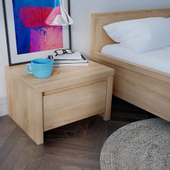 KOM1S KASPIAN BRW (sonoma) Bedside Table