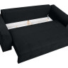ROYAL IV MEGA LUX 3DL BRW 3 Seater Sofa Bed Black