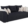 ROYAL IV MEGA LUX 3DL BRW 3 Seater Sofa Bed Black