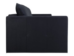 ROYAL IV MEGA LUX 3DL BRW 3 Seater Sofa Bed Black