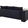 ROYAL IV MEGA LUX 3DL BRW 3 Seater Sofa Bed Black