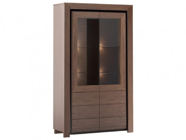 SEMPRE 2DS2D Glass-Fronted Cabinet MEBIN