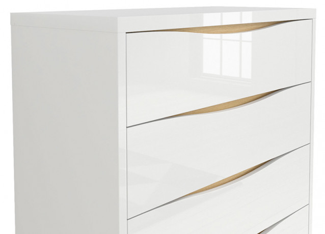 KOM4S1E PORI BRW Chest of Drawers