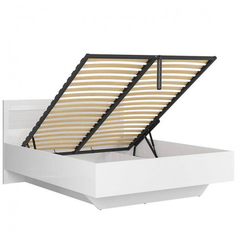 LOZ/160/B FLAMES BRW King Size Lift Up Storage Bed