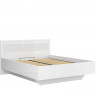 LOZ/160/B FLAMES BRW King Size Lift Up Storage Bed