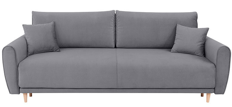 MANILA LUX 3DL BRW 3 Seater Sofa Grey