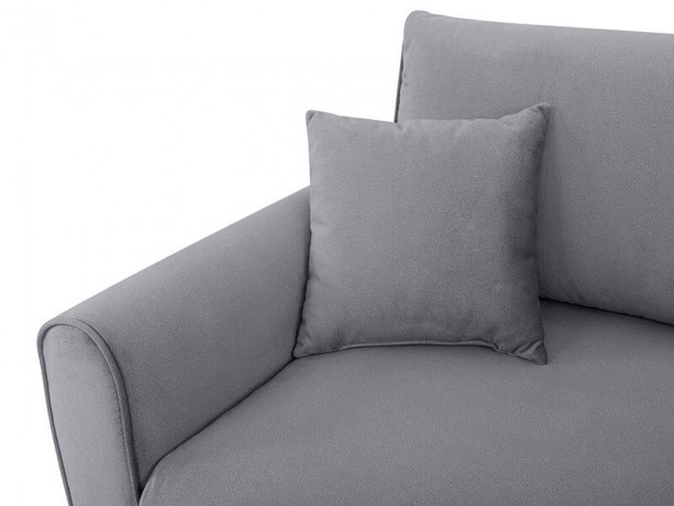 MANILA LUX 3DL BRW 3 Seater Sofa Grey