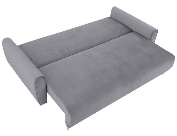 MANILA LUX 3DL BRW 3 Seater Sofa Grey