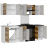 JUNONA LINE 240 ZBL Kitchen Set Light Delano Oak