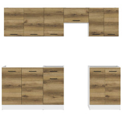 JUNONA LINE 230 BBL Kitchen Set Light Delano Oak