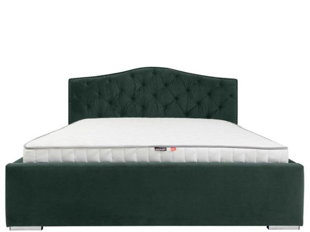 ALEXANDRA II BRW Upholstered King Size Bed 160 Green
