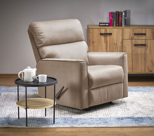 KARIM HALMAR Recliner Armchair Beige