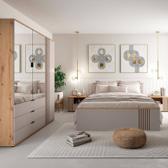 LOZ/160 BREVAS BRW King Size Bed