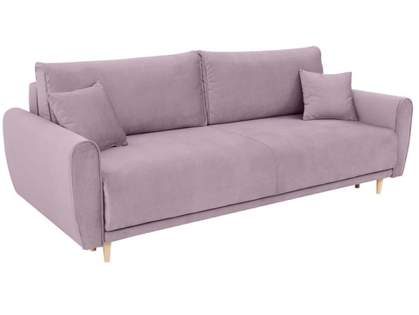 MANILA LUX 3DL BRW 3 Seater Sofa Pink
