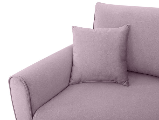 MANILA LUX 3DL BRW 3 Seater Sofa Pink