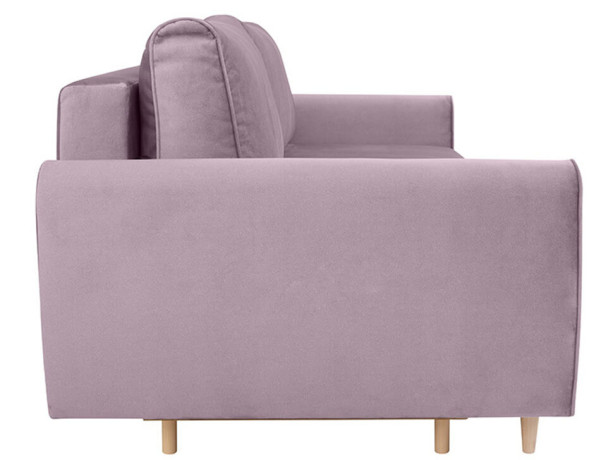 MANILA LUX 3DL BRW 3 Seater Sofa Pink