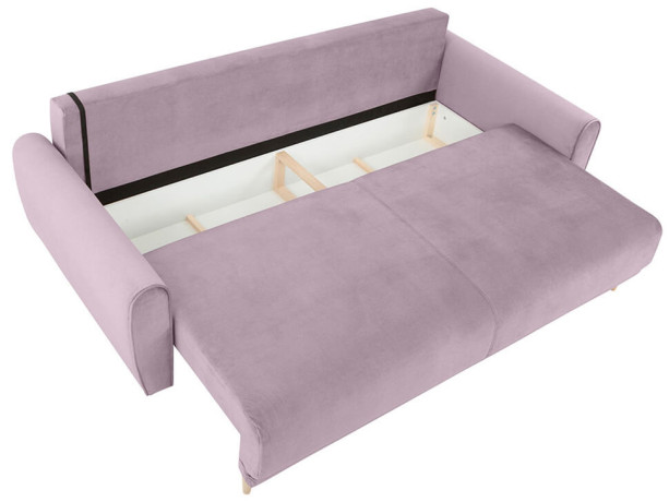 MANILA LUX 3DL BRW 3 Seater Sofa Pink