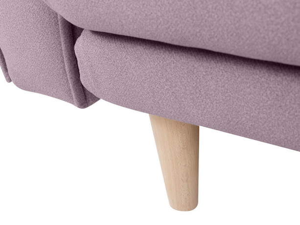 MANILA LUX 3DL BRW 3 Seater Sofa Pink