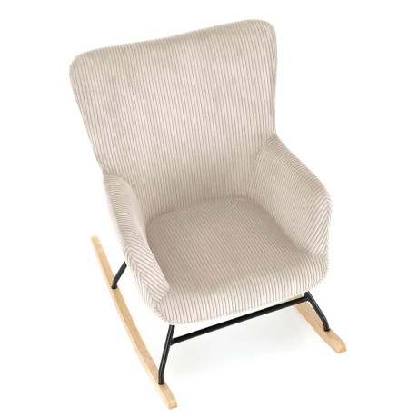 BELMIRO HALMAR Rocking Armchair Cream