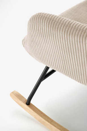 BELMIRO HALMAR Rocking Armchair Cream