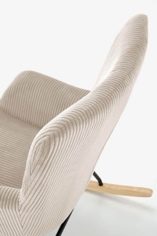 BELMIRO HALMAR Rocking Armchair Cream