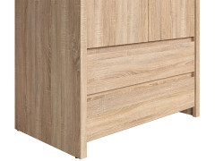 SZF2D2S KASPIAN BRW (sonoma) Wardrobe