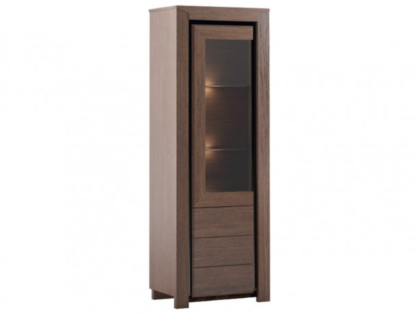 SEMPRE 1DS1D Left Glass-Fronted Cabinet MEBIN