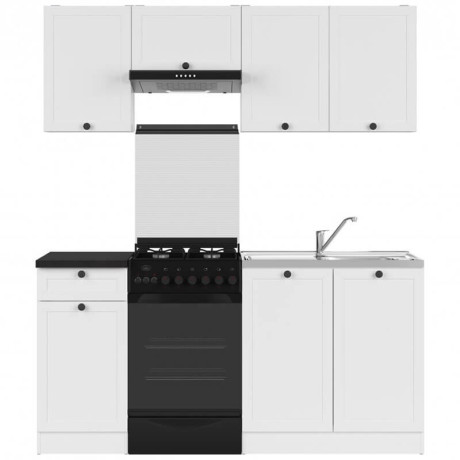 JUNONA LINE 170 BBL Kitchen Set White