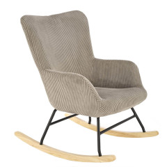 BELMIRO HALMAR Rocking Armchair Grey