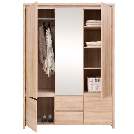 SZF5D2S KASPIAN BRW (sonoma) Wardrobe
