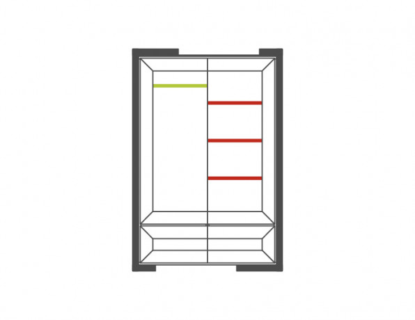 CORINO 2D Wardrobe MEBIN