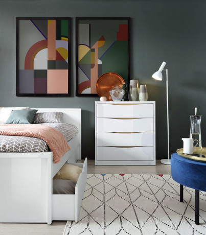 SZU PORI BRW Bed Drawer