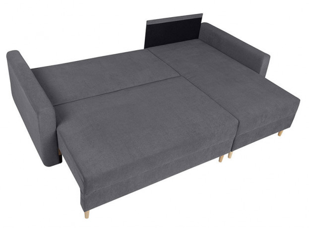 FELIZ LUX 3DL BRW Corner Sofa Bed Grey
