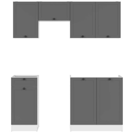 JUNONA LINE 170 BBL Kitchen Set Graphite
