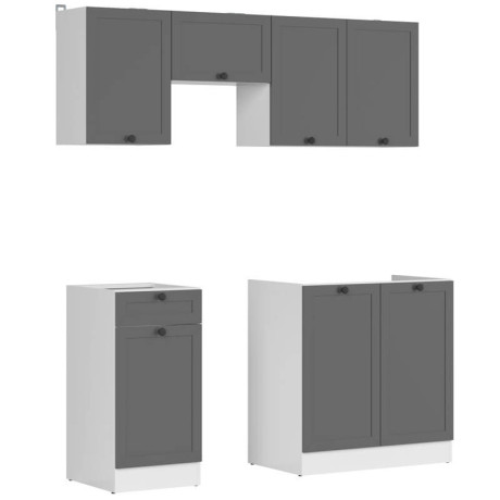 JUNONA LINE 170 BBL Kitchen Set Graphite