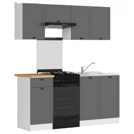 JUNONA LINE 170 BBL Kitchen Set Graphite