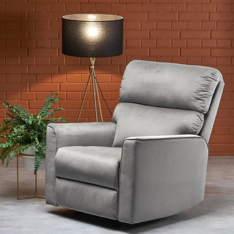 KARIM HALMAR Recliner Armchair Grey