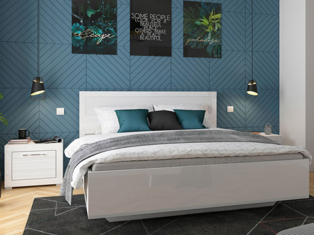 FLAMES BRW Bedroom Furniture Set