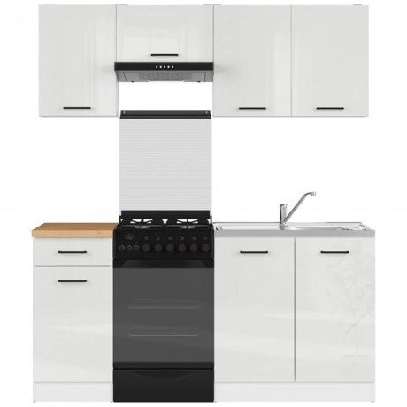 JUNONA LINE 170 BBL Kitchen Set White Gloss