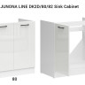 JUNONA LINE 170 BBL Kitchen Set White Gloss