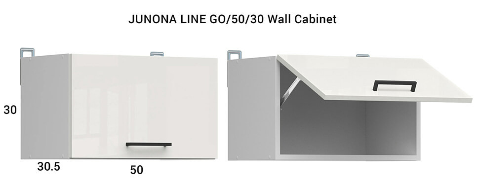 JUNONA LINE 170 BBL Kitchen Set White Gloss