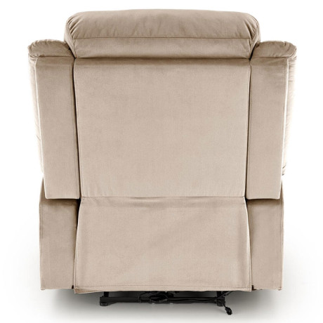 LORIS HALMAR Electric Recliner Armchair Beige with USB Port
