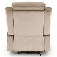 LORIS HALMAR Electric Recliner Armchair Beige with USB Port
