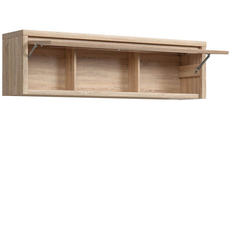 SFW1W/140 KASPIAN BRW (sonoma) Wall Glass-Fronted Cabinet